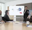 90x120cm Whiteboard with Stand, Markers, and Erasers - 2
