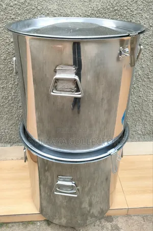 UK Used Large Commercial 60L Stainless Containers/Saucepans