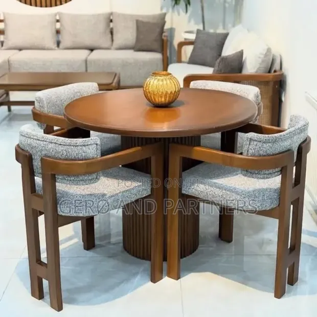 Curvy Dining Table (4 Seater) - 1