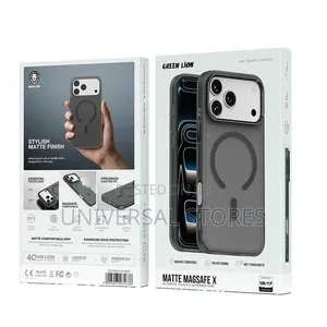 Original Green Lion Matte MagSafe Case for iPhone 18 Pro Max (Black)