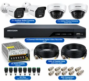 Brand New Hikvision 4-Channel CCTV Camera System
