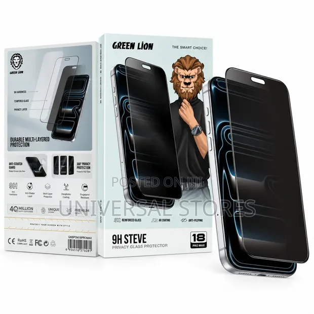Green Lion iPhone 18 Pro Max Screen Protector - 1