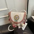 Bohemian Beaded Fringe Crossbody Bag - 2