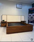 Modern Hardwood Bed with Side Drawers (6x6) - 2