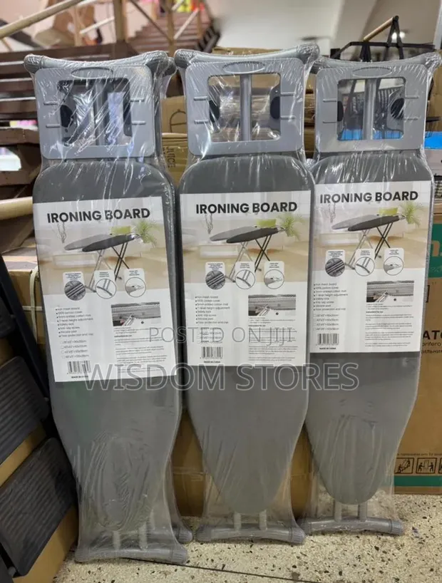 Foldable Ironing Board with Integrated Top Handles - 1