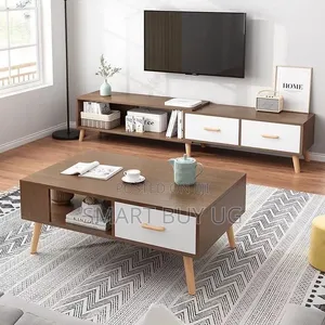 Wooden TV Stand & Center Table Combo