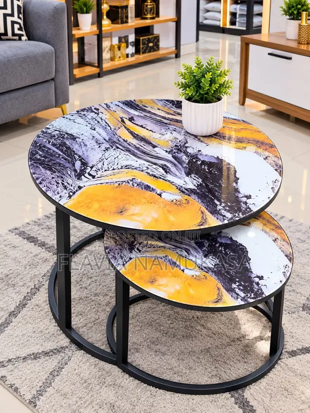 2 Piece Classic Nesting Center Tables - 1
