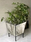 Square Ceramic Tile Flower Pots - 5