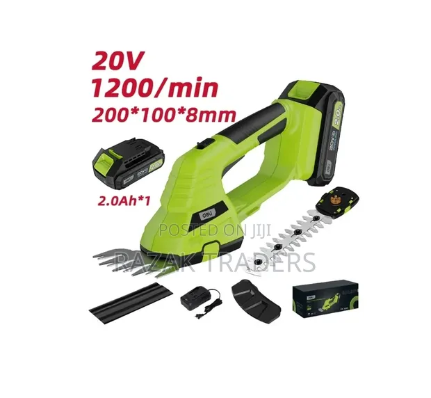 Deli DG621-1 Cordless Hedge Trimmer (20V 4Ah Battery + Charger) - 1