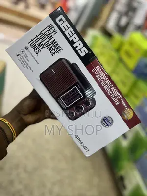 Geepas Rechargeable Radio with Bluetooth, USB, SD