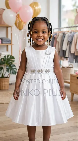 Nice White Long Party Dresses for Girls