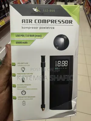 LLZ-668 Portable Cordless Air Compressor & Tyre Inflator