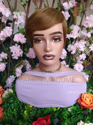 Dark Brown Short Piece Wig