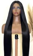 Bone Straight Semi Human Wig - 4