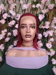 13x4 Maroon Wig - 1