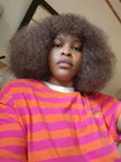 Afro Kinky Curly Wig with Front Bangs - 2