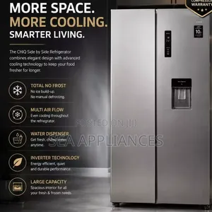 Chiq Side by Side Refrigerator 800L