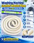 Washing Machine Outlet Drain Hose Pipe - 3 Metres - 1