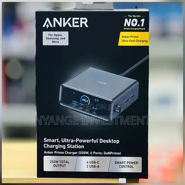 Anker Smart Ultra Powerful Desktop Charging Station (250W) - 1