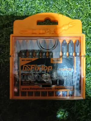GS Fixtop Double-Ended Screwdriver Bit Set (10pcs)