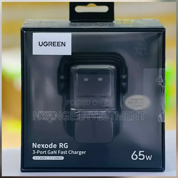 Ugreen Nexode RG 65W 3-Port GaN Fast Charger - 1