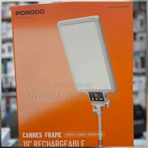 Porodo Lifestyle Cannes Frame 19" Rechargeable LED Fill Light