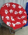Children's Folding Saucer Chair - 1