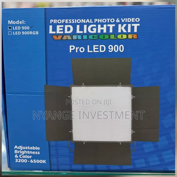 Pro LED 900 RGB Professional Photo and Video Light Kit - 1