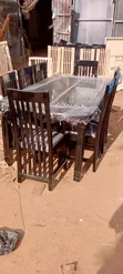 Wood-Mode 8-Seater Rectangular Dining Set - 1