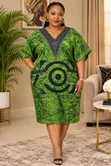 Jenny Fashion African Print Midi Dresses - 2