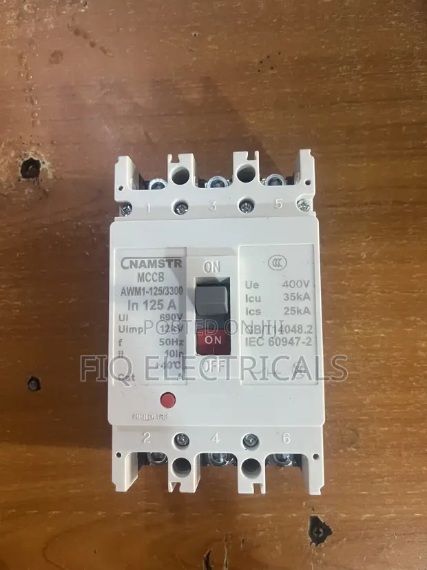 MCcb 125A Breaker for 3-Phase Systems - 1
