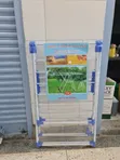 1pcs Plastic Clothes Drying Rack - Blue - 3