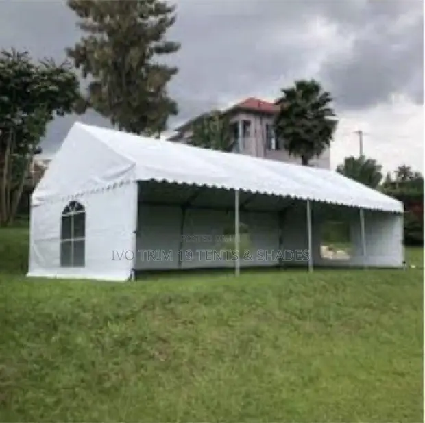6m x 12m Open-Sided a-Frame Pavilion Tent - 1