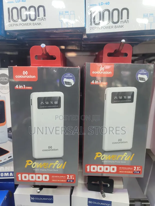 Colorfone 10000mAh 4-in-1 Fast Charging Power Bank - 1