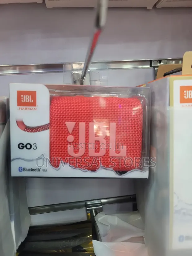 JBL Go 3 Portable Wireless Bluetooth Speaker - Red - 1