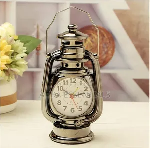 Vintage Retro Oil Lamp Alarm Clock