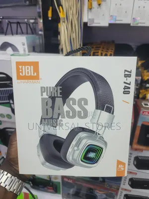 JBL Pure Bass Music Wireless On-Ear Headphones