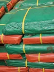 Green and Orange 6x6 Tarpaulin - 1