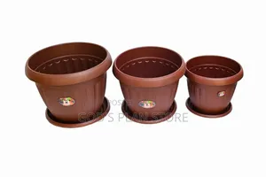 Tolox Indoor/Outdoor Plastic Flower Pots