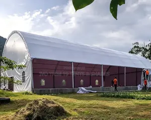 Arched Curved-Roof Clear-Span Marquee Tent