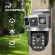 V380 Smart Net Dual-Lens Outdoor PTZ WiFi CCTV Camera - 1