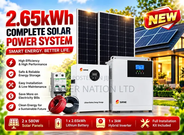 2.5kWh Hybrid/Lithium Solar System - 1