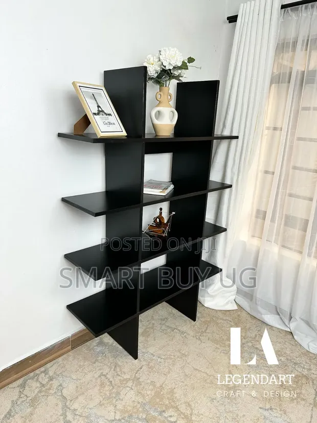 Brand New 2-Door Bookcase with 4 Shelves - 1
