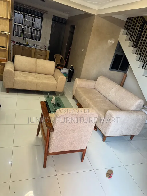 Fashionable 5-Seater Sofa - Smokey Grey - 1