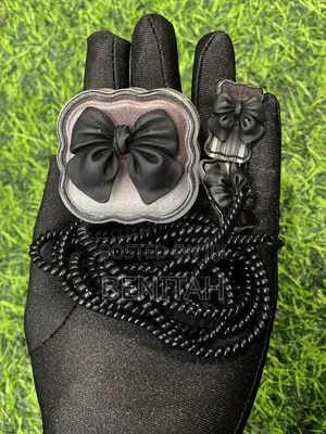 Black Bow Charger Protector Cover