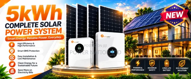 5kWh Lakeside Hybrid Solar Energy System Full Kit - 1
