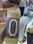 Crystal Table Lamp - USB Rechargeable LED with Touch Control - 1