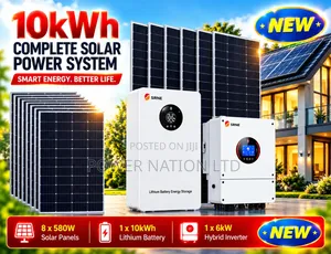 10kWh 48V Hybrid Lithium Solar System Full Kit