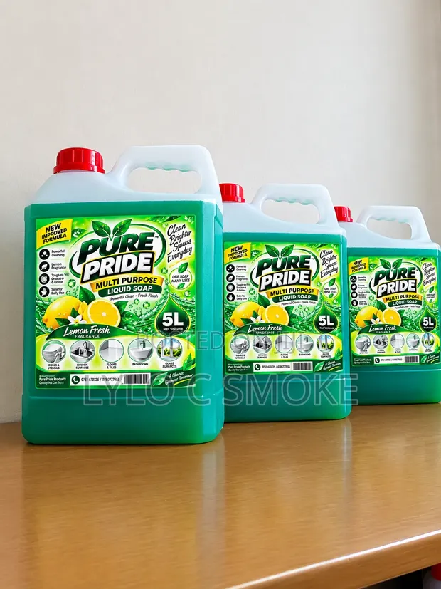 Best Multipurpose Liquid Soap - Lemon Fragrance - 1