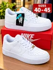 Nike Air Force 1 White Sneakers - Sizes 40-45 - 2